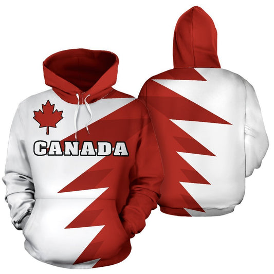 Canada Flag Hoodie - Tooth Style J9 - Amaze Style™-Apparel