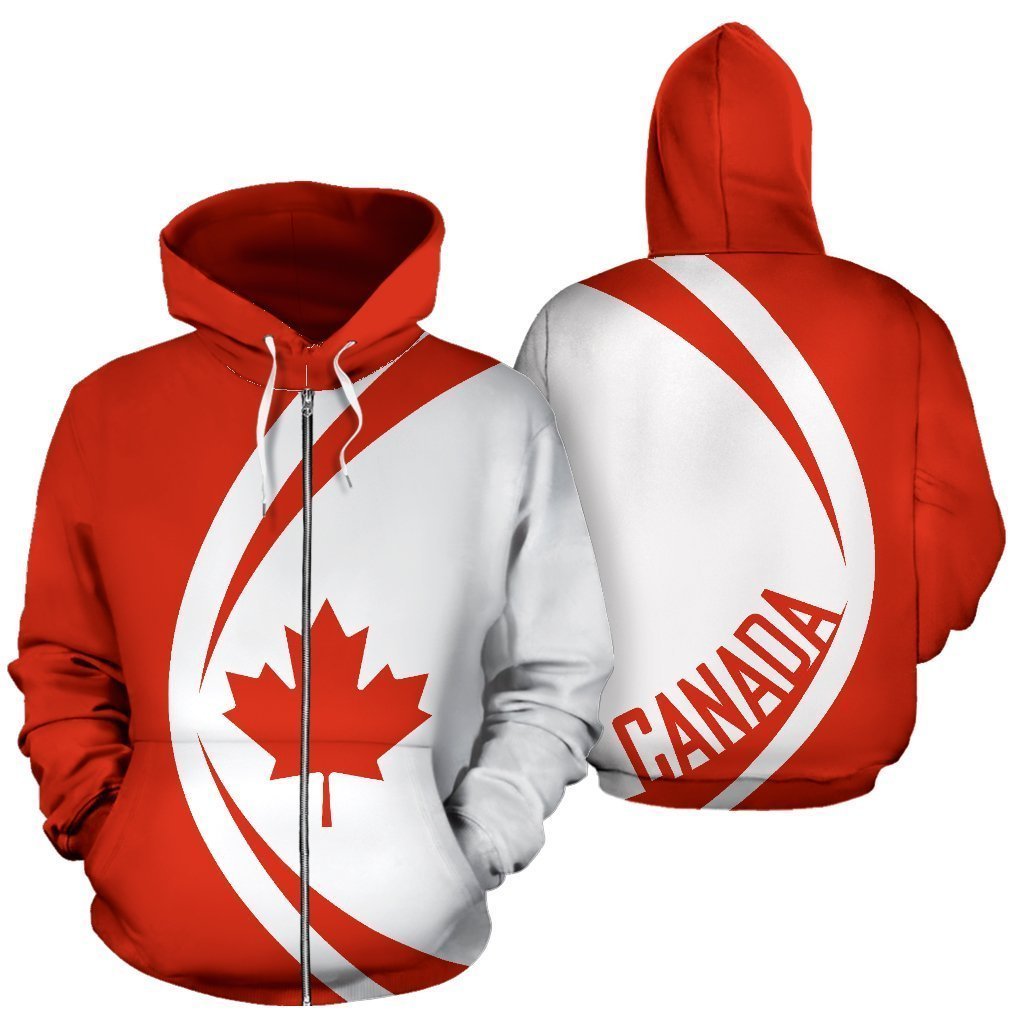 Canada Maple Leaf Hoodie - Circle Style J9 - Amaze Style™-Apparel
