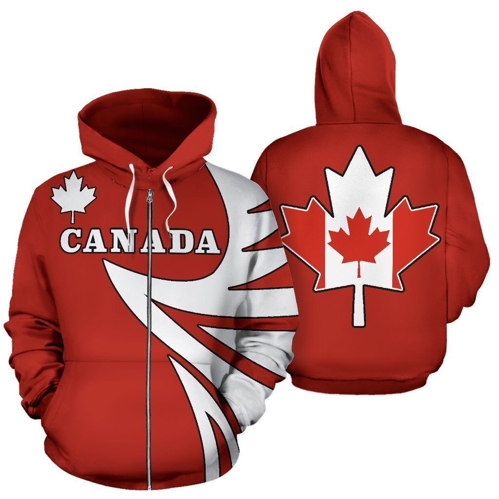 Canada Maple Leaf Hoodie - Warrior Style J9 - Amaze Style™-Apparel