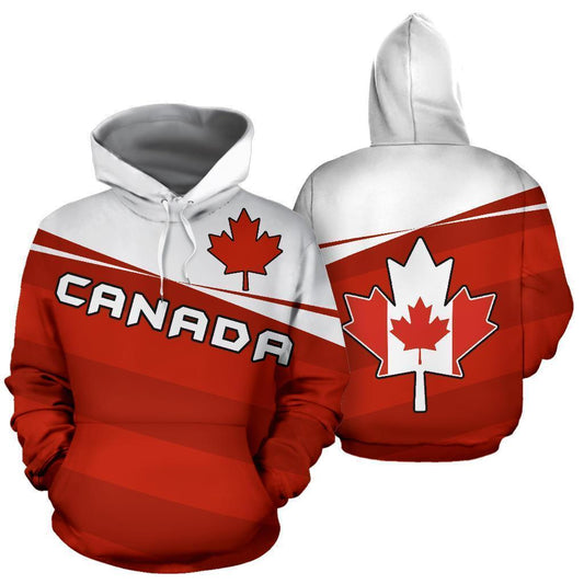 Canada Maple Leaf Hoodie - Vivian Style PL - Amaze Style™-Apparel