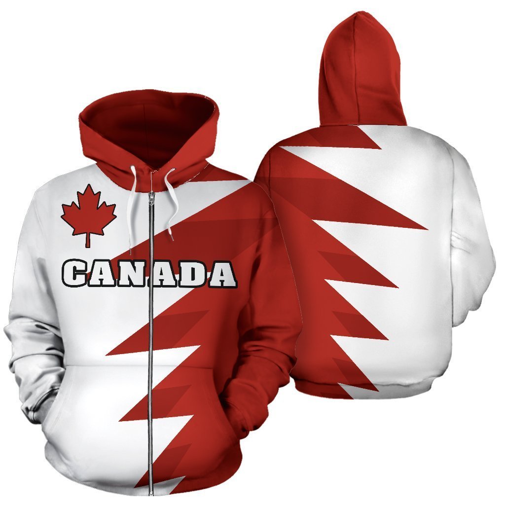 Canada Flag Hoodie - Tooth Style J9 - Amaze Style™-Apparel