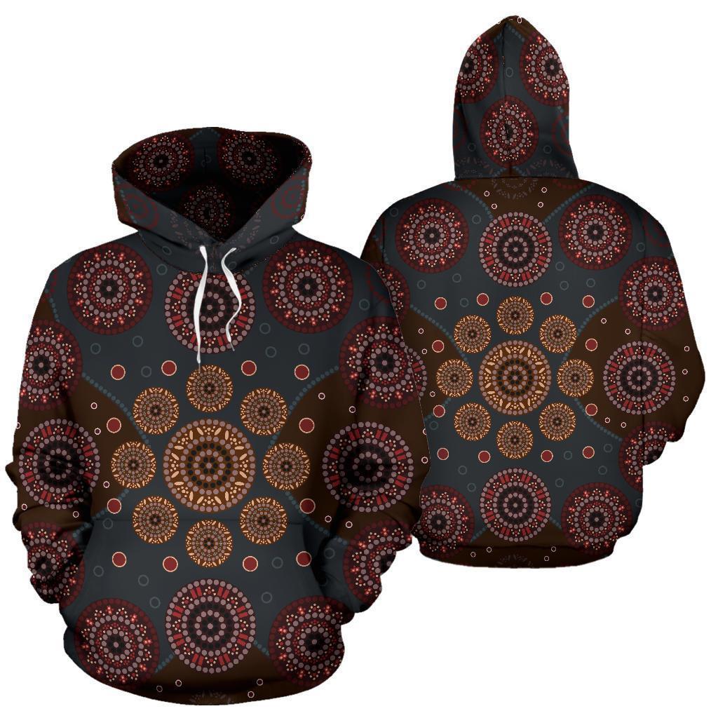 Australia All Over Hoodie Australia Pattern- NNK1480 - Amaze Style™-Apparel