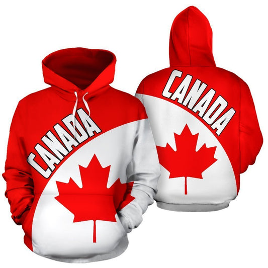 Canada Hoodie Wave Flag PL - Amaze Style™-Apparel