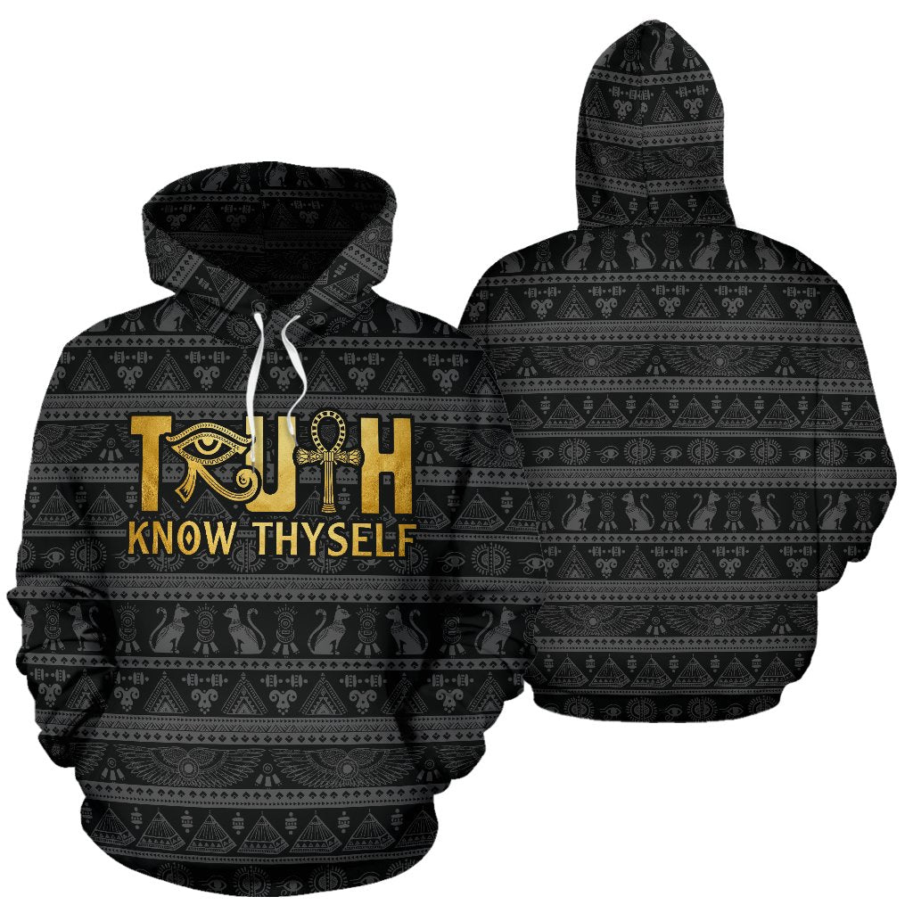African Hoodie - African Truth Know Thyself Hoodie - Amaze Style™-ALL OVER PRINT HOODIES