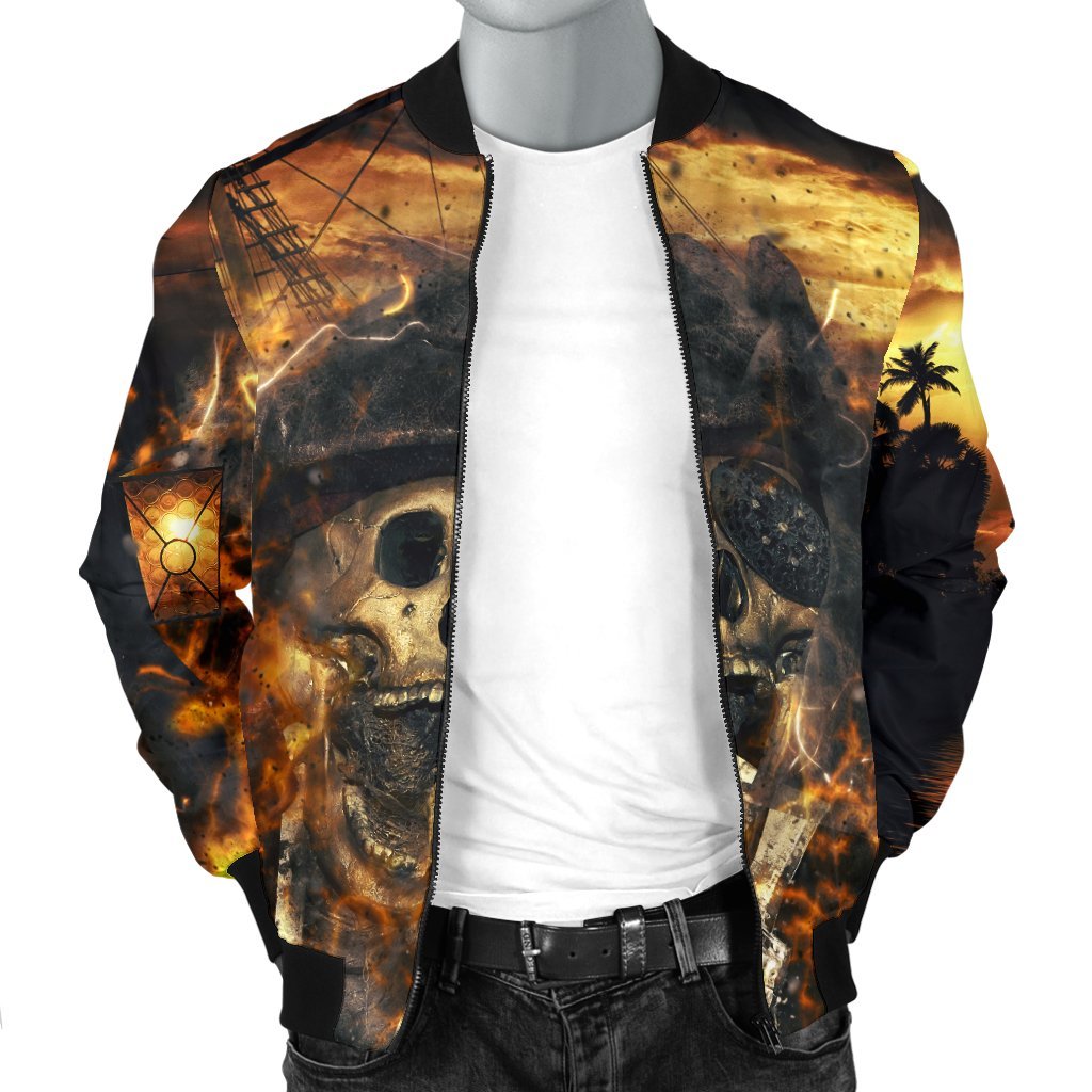 Ultimo Pirati-Amaze Style™-Men's Bomber Jacket - Ultimo Pirati-S-Vibe Cosy™