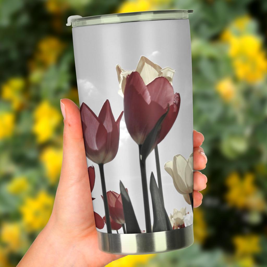 Tulip Tumbler-Amaze Style™-Tumbler - Tulip Tumbler-20oz Large-Vibe Cosy™