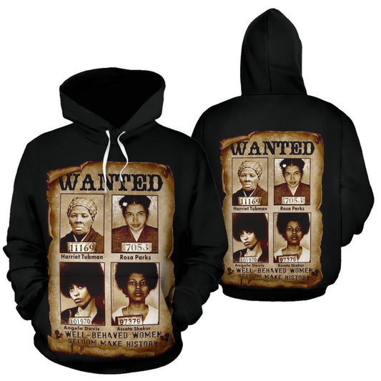 African Hoodie - Civil Women Rights Leaders - Amaze Style™-ALL OVER PRINT HOODIES