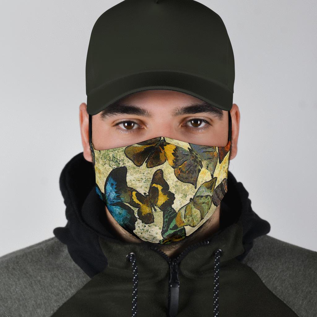 Butterfly Collection Adjustable Face Mask-Amaze Style™-Face Mask - Butterfly Collection Adjustable Face Mask-Adult Mask + 2 FREE Filters (Age 13+)-Vibe Cosy™