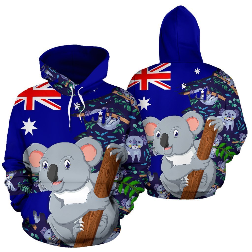 Australia Koala All Over Hoodie JT6 - Amaze Style™-ALL OVER PRINT HOODIES (P)