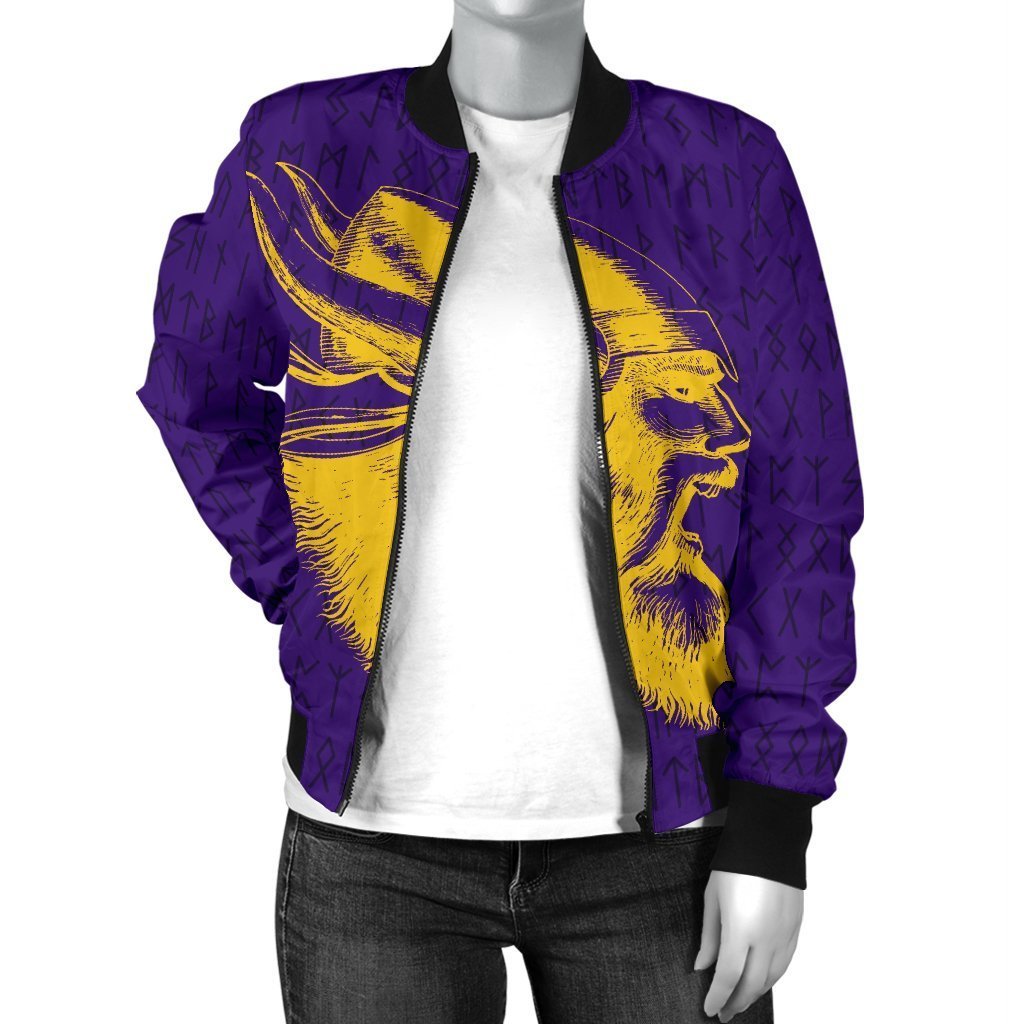 Viking Warrior™ Women's Bomber Jacket TH75 - Amaze Style™-BOMBER JACKETS (P)