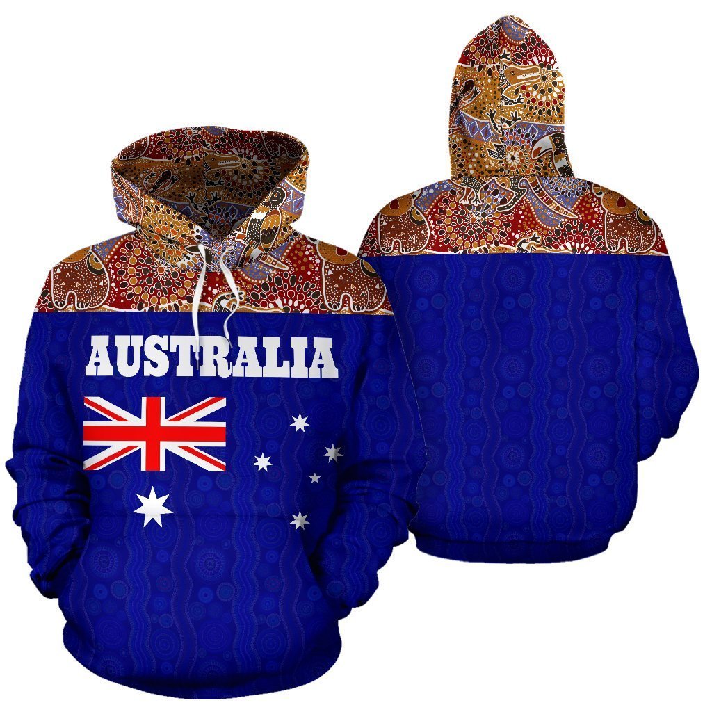 Australia All Over Hoodie - BN04 - Amaze Style™-ALL OVER PRINT HOODIES (P)