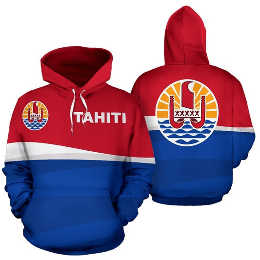 Tahiti Zip Up Hoodie 02 K5 - Amaze Style™-Apparel