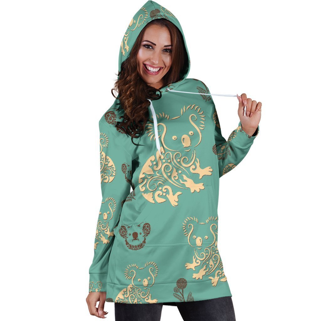 Australia Koala Women's Hoodie Dress NN8 - Amaze Style™-HOODIE DRESSES