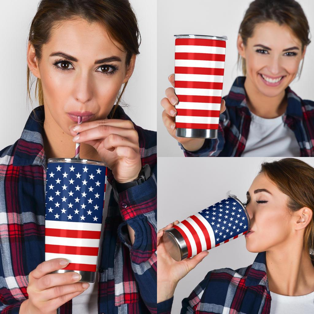 America Tumbler-Amaze Style™-Tumbler - America Tumbler-20oz Large-Vibe Cosy™