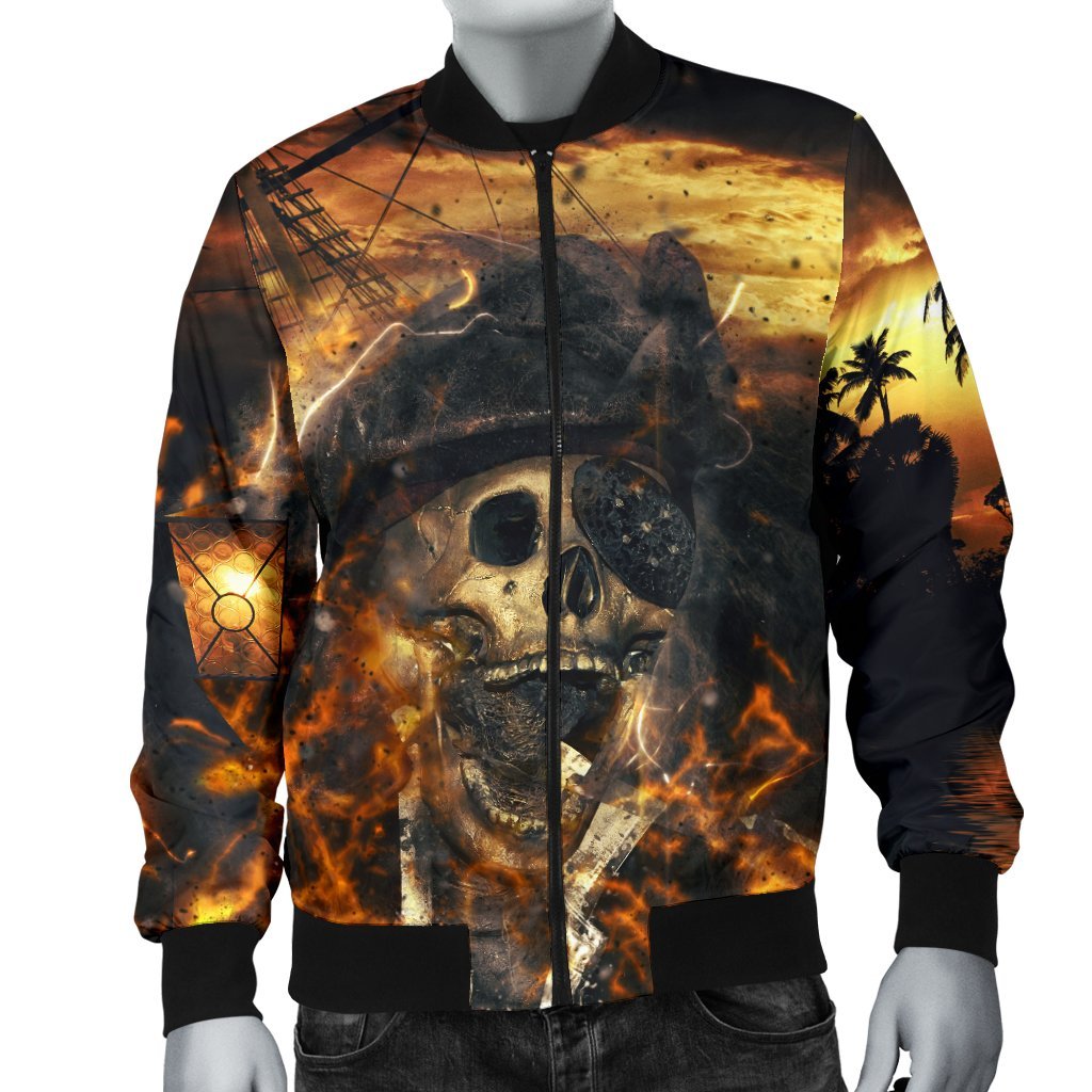 Ultimo Pirati-Amaze Style™-Men's Bomber Jacket - Ultimo Pirati-S-Vibe Cosy™