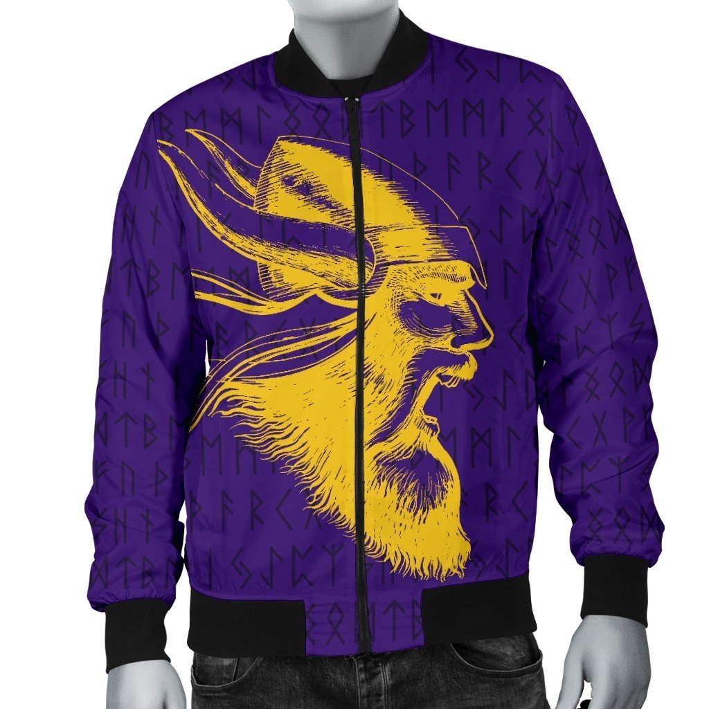 Viking Warrior™  Men's Bomber Jacket TH75 - Amaze Style™-BOMBER JACKETS (P)