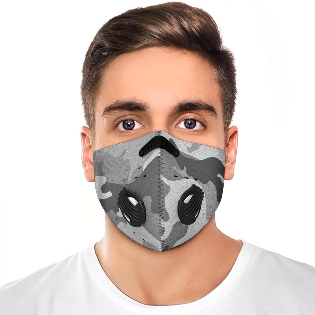 White Camo Premium Face Mask-Amaze Style™-Premium Face Mask - White Camo Premium Face Mask-Universal Fit-Vibe Cosy™