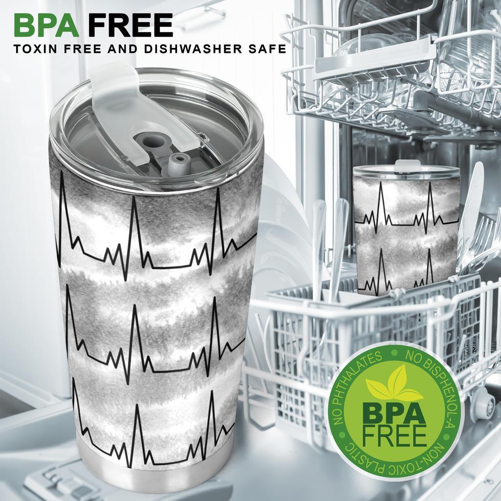 Tumbler Heartbeat-Amaze Style™-Tumbler - Tumbler Heartbeat-20oz Large-Vibe Cosy™