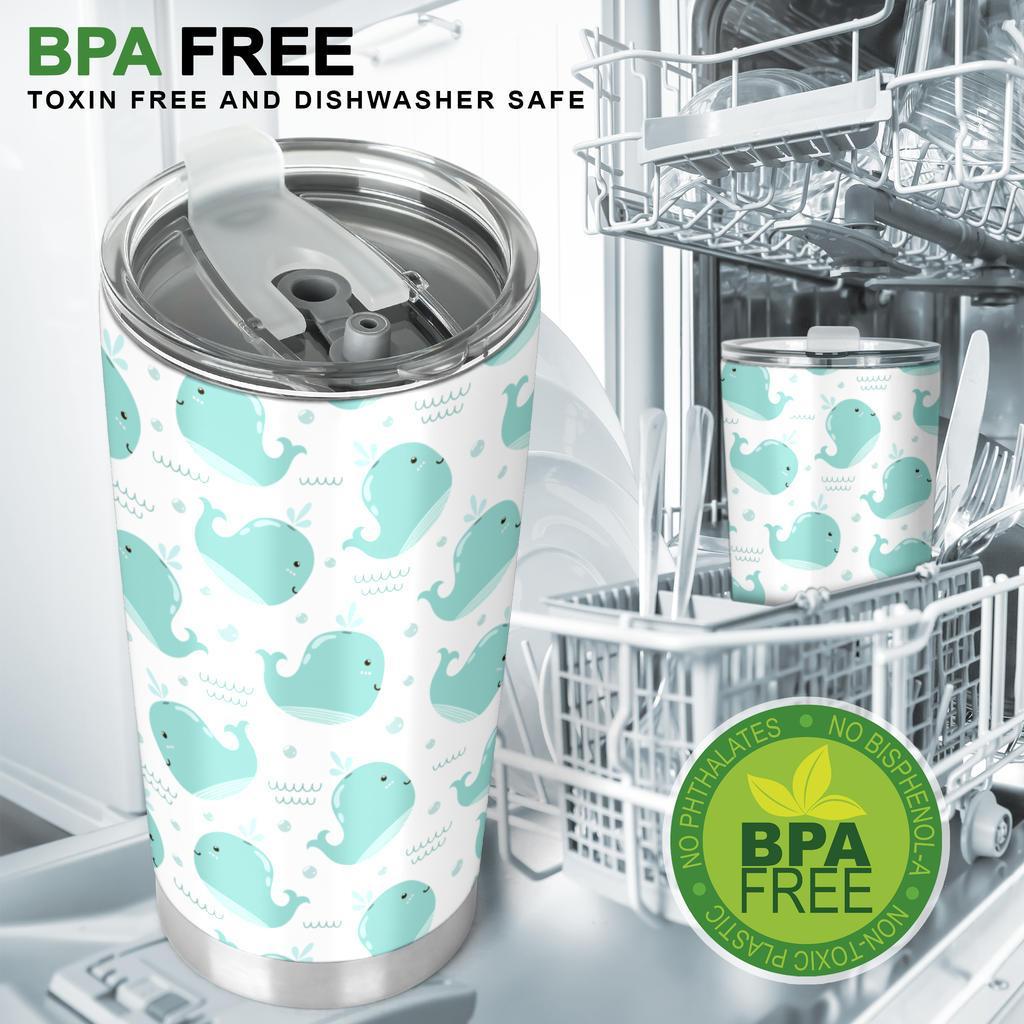 Tumbler Whales-Amaze Style™-Tumbler - Tumbler Whales-20oz Large-Vibe Cosy™