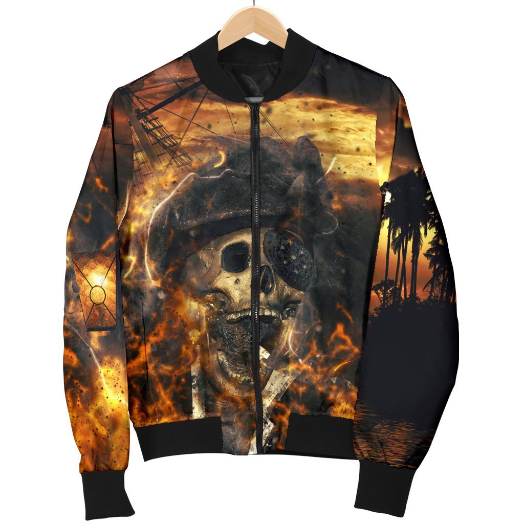 Ultimo Pirati-Amaze Style™-Men's Bomber Jacket - Ultimo Pirati-S-Vibe Cosy™