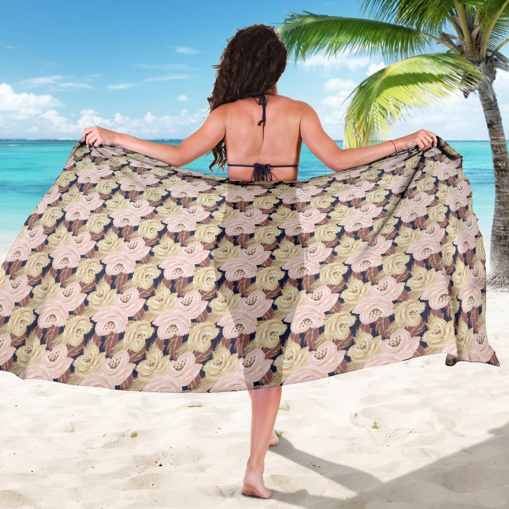 Autumn Fall Large Bloom - Sarong Wrap-Amaze Style™-Autumn Fall Large Bloom - Sarong Wrap-Vibe Cosy™