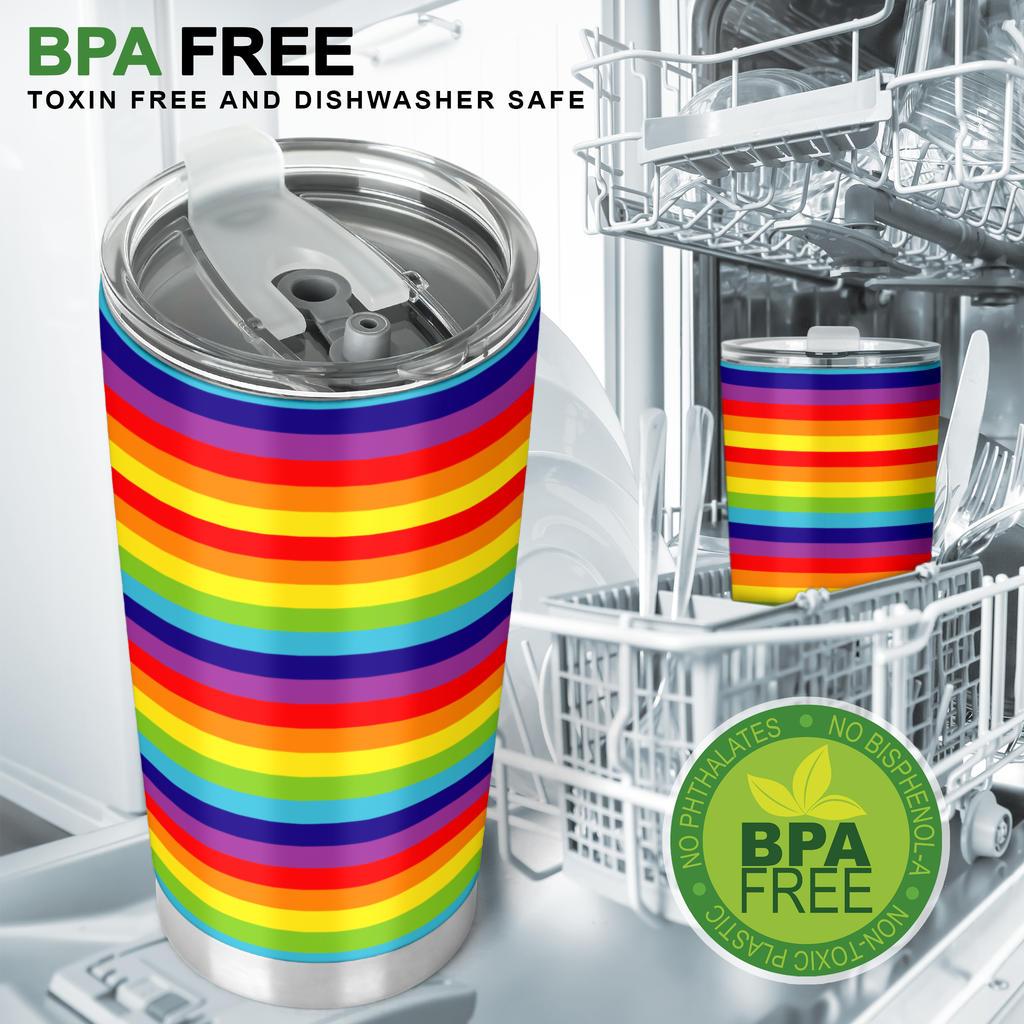 Tumbler Rainbow-Amaze Style™-Tumbler - Tumbler Rainbow-20oz Large-Vibe Cosy™