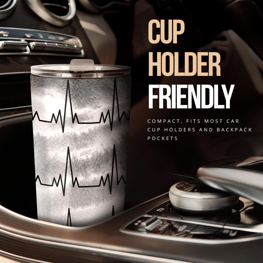 Tumbler Heartbeat-Amaze Style™-Tumbler - Tumbler Heartbeat-20oz Large-Vibe Cosy™