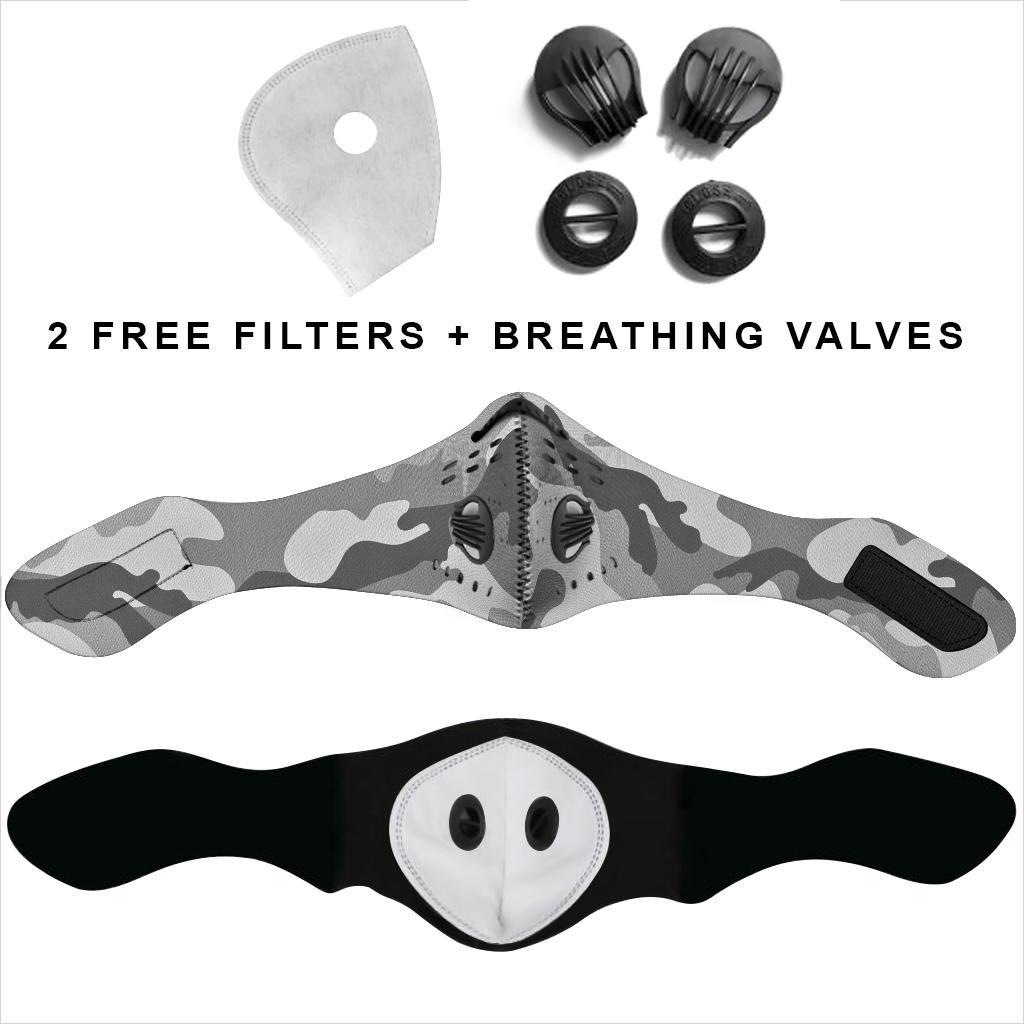 White Camo Premium Face Mask-Amaze Style™-Premium Face Mask - White Camo Premium Face Mask-Universal Fit-Vibe Cosy™