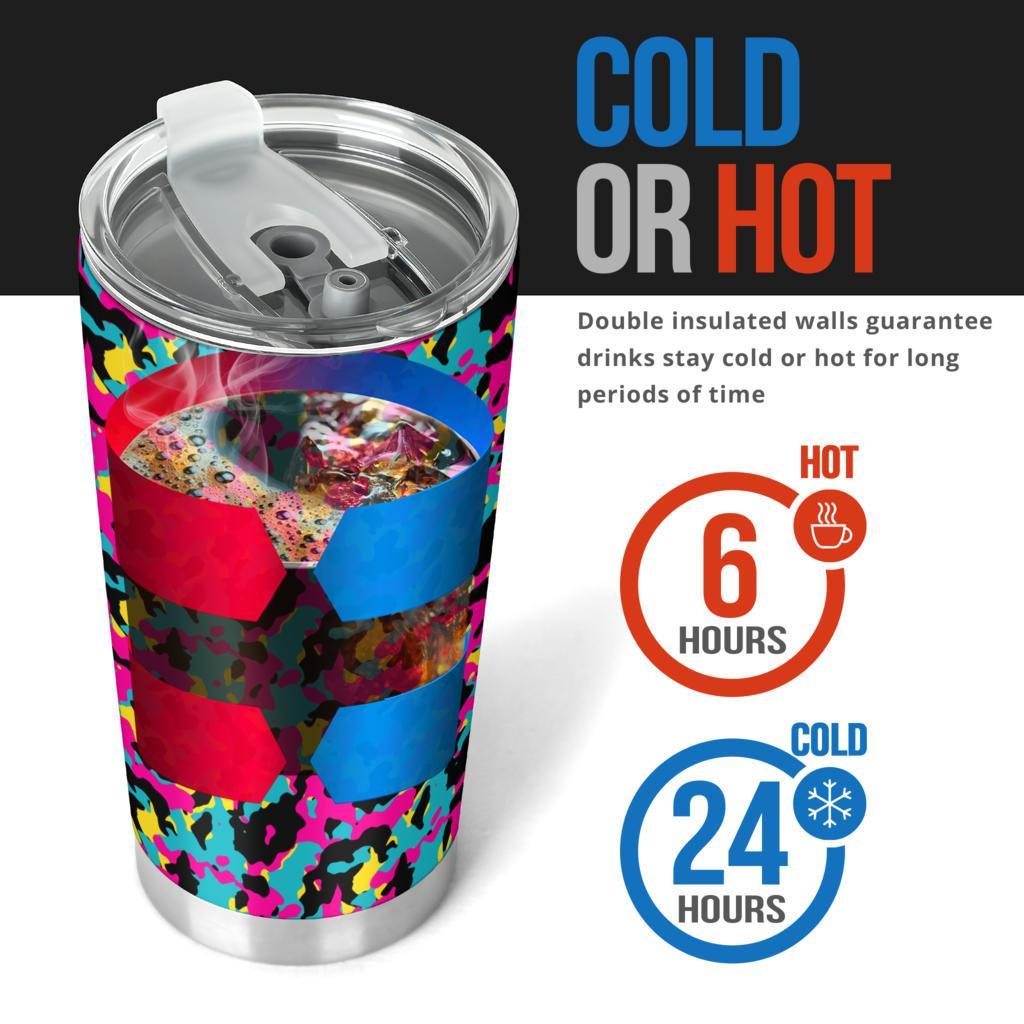 Tumbler Camouflage Hot Pink-Amaze Style™-Tumbler - Tumbler Camouflage Hot Pink-20oz Large-Vibe Cosy™