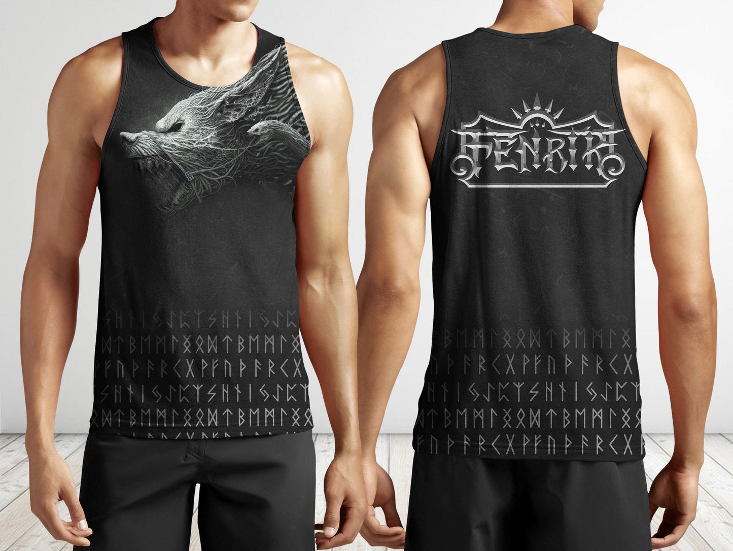 Viking Fenrir All Over - Amaze Style™-Apparel