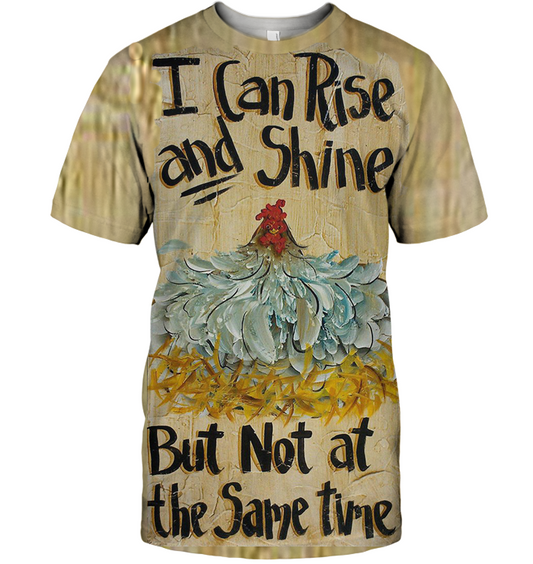 3D All Over Print Painting Rooster Shirt-Apparel-6teenth World-T-Shirt-S-Vibe Cosy™