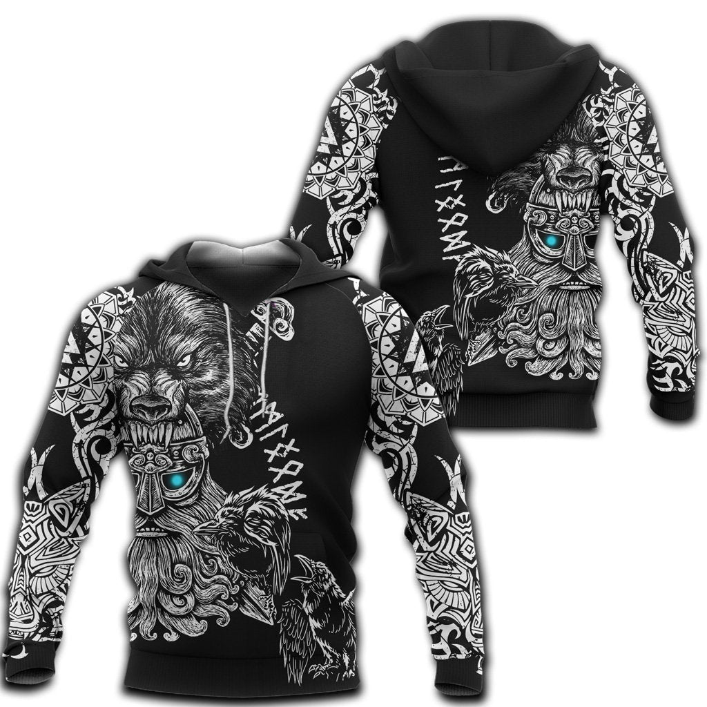 3D All Over  Printed Odin Viking Tattoo