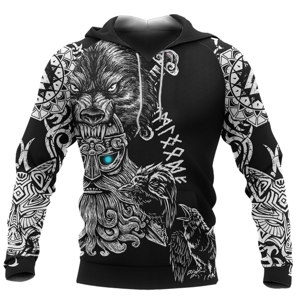 3D All Over  Printed Odin Viking Tattoo