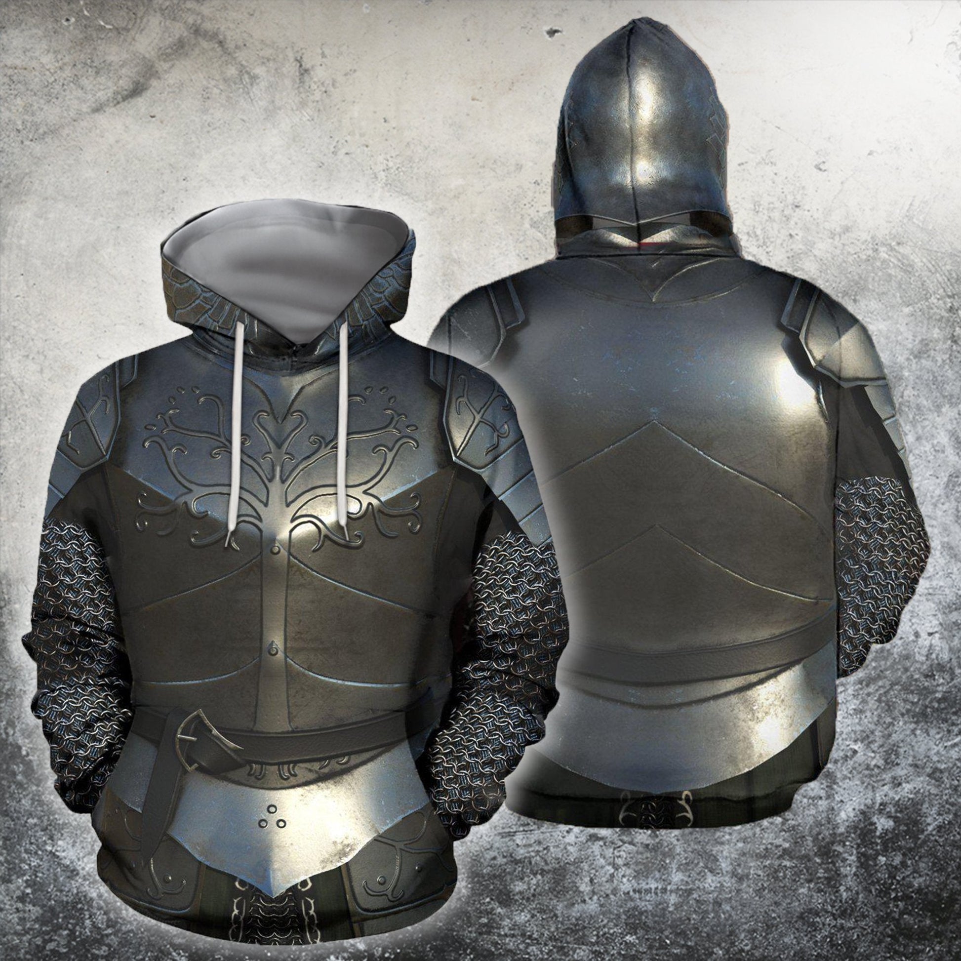 3D All Over Printed Knight Medieval Armor Tops - Amaze Style™-Apparel