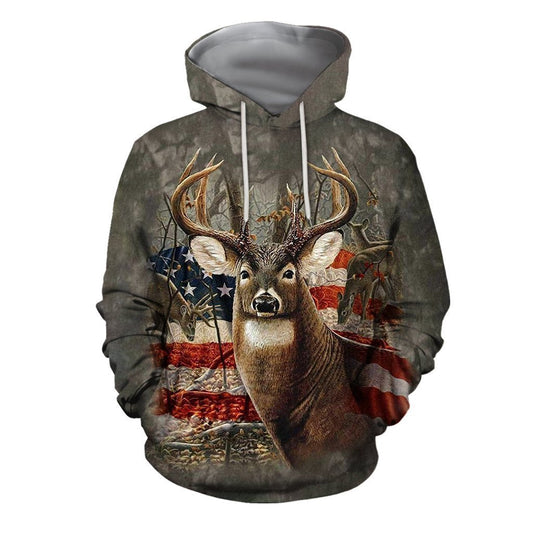 3D All Over Printed Deer Clothes - Amaze Style™-Apparel