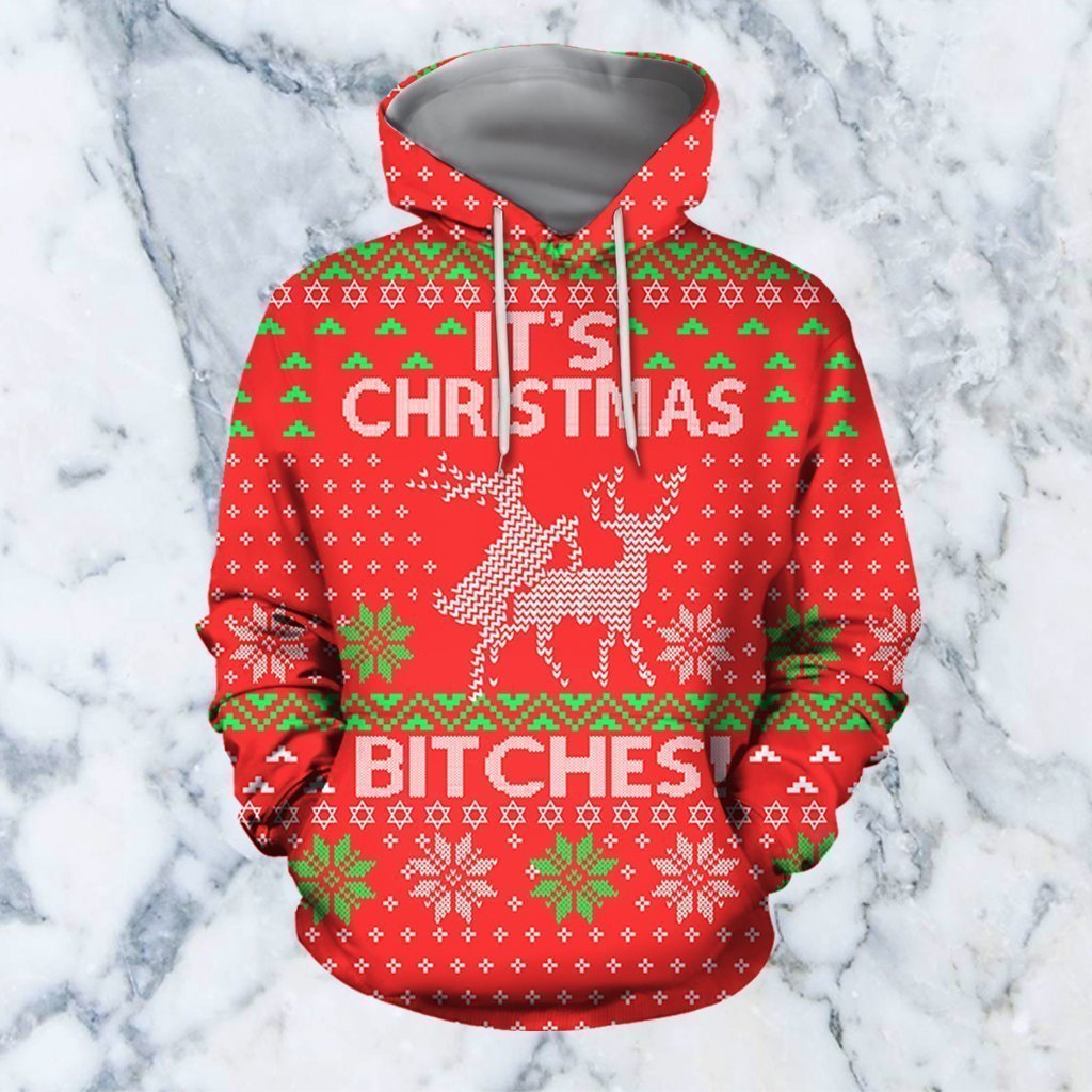 3D All Over Printed It's Christmas Ugly  Shirts and Shorts - Amaze Style™-Christmas