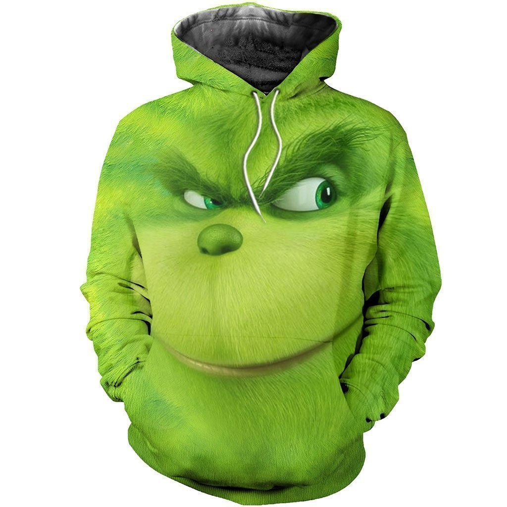 3D ALL OVER PRINTED DIRTY SMILING GRINCH FACE - Amaze Style™-Apparel