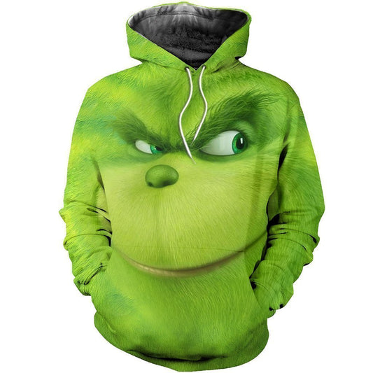 3D ALL OVER PRINTED DIRTY SMILING GRINCH FACE - Amaze Style™-Apparel