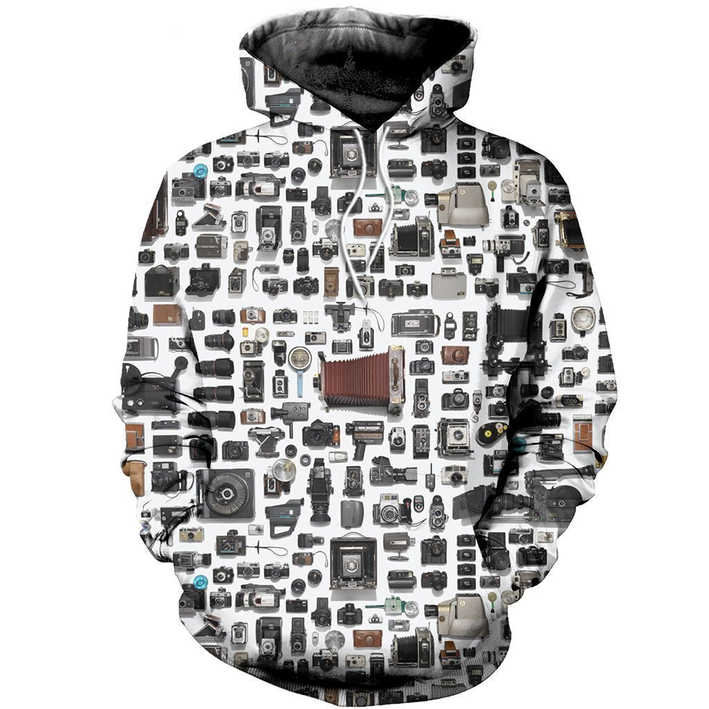 3D All Over Printed History Of Cameras Shirts And Shorts - Amaze Style™-Apparel
