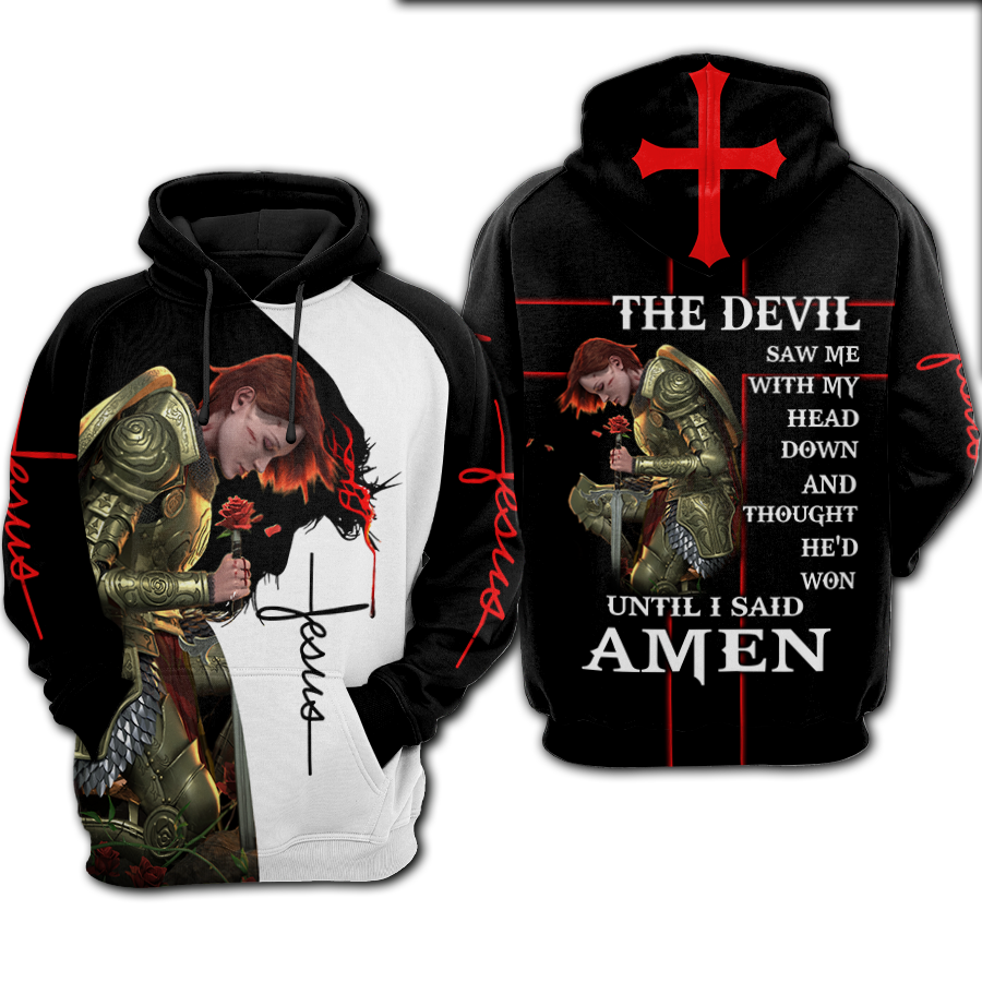 The Devil Saw Me With The Head Down 3D All Over Printed Shirts For Men and Women Pi250504