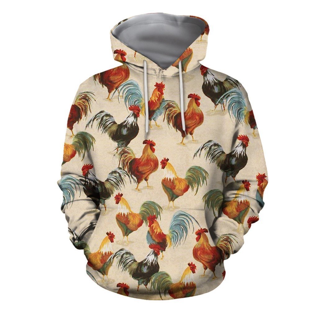 3D All Over Printed Chicken Farming Clothes-Apparel-6teenth World-Hoodie-S-Vibe Cosy™