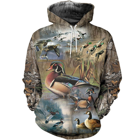 3D All Over Printed Hunting Duck Shirts - Amaze Style™-Apparel