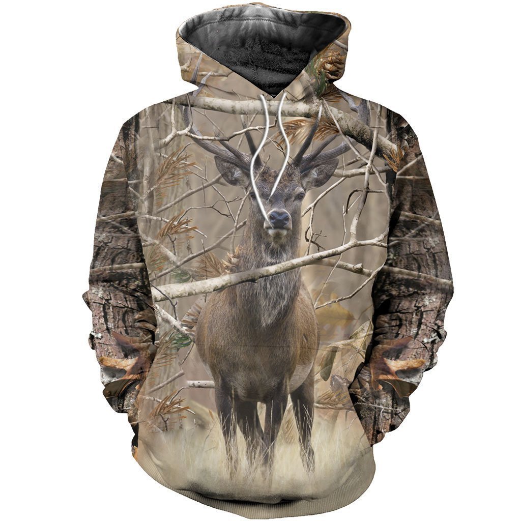 3D All Over Printed Real Tree Camo Deer Shirts - Amaze Style™-Apparel