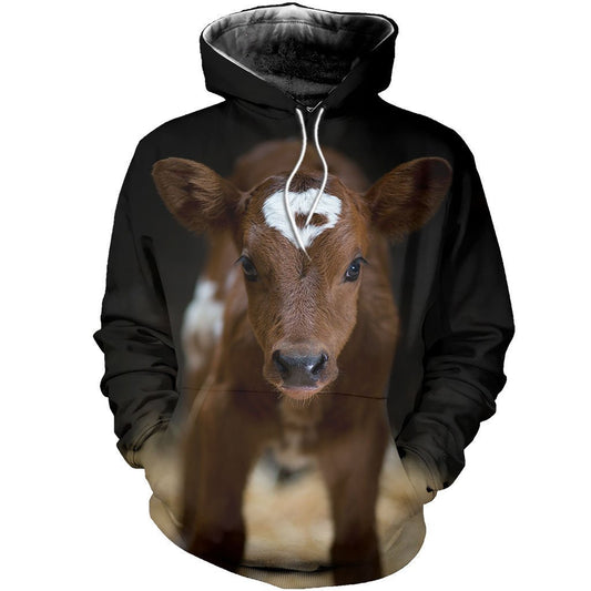 3D All Over Printed Yellow Baby Cow - Amaze Style™-Apparel