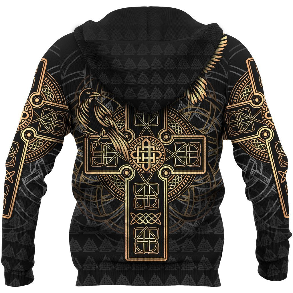 Viking Odin's Celtic Raven Tattoo