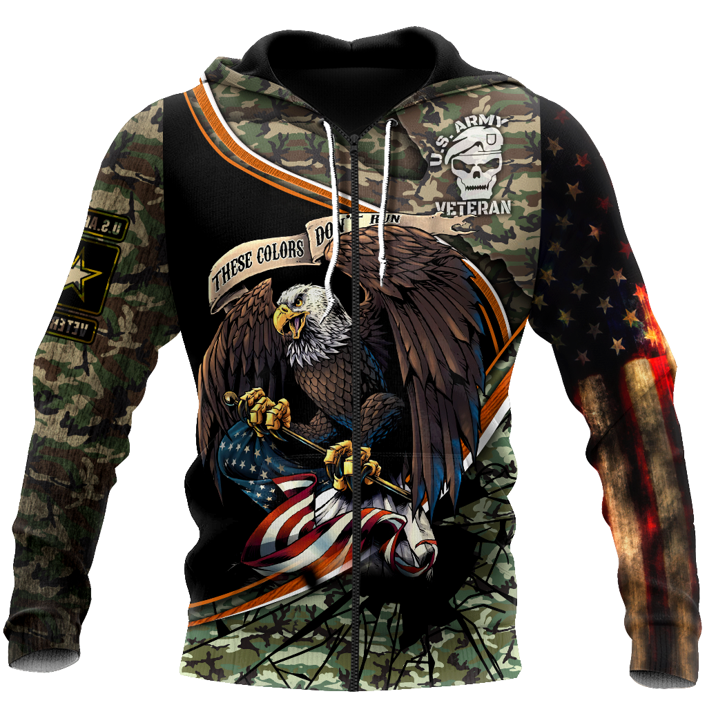 US Veteran 3D All Over Printed Shirt Hoodie MP18082004