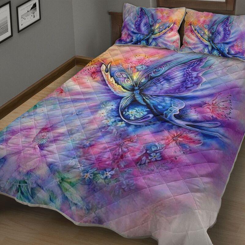 BUTTERFLY PAINTING - QUILT BED SET HP29052001