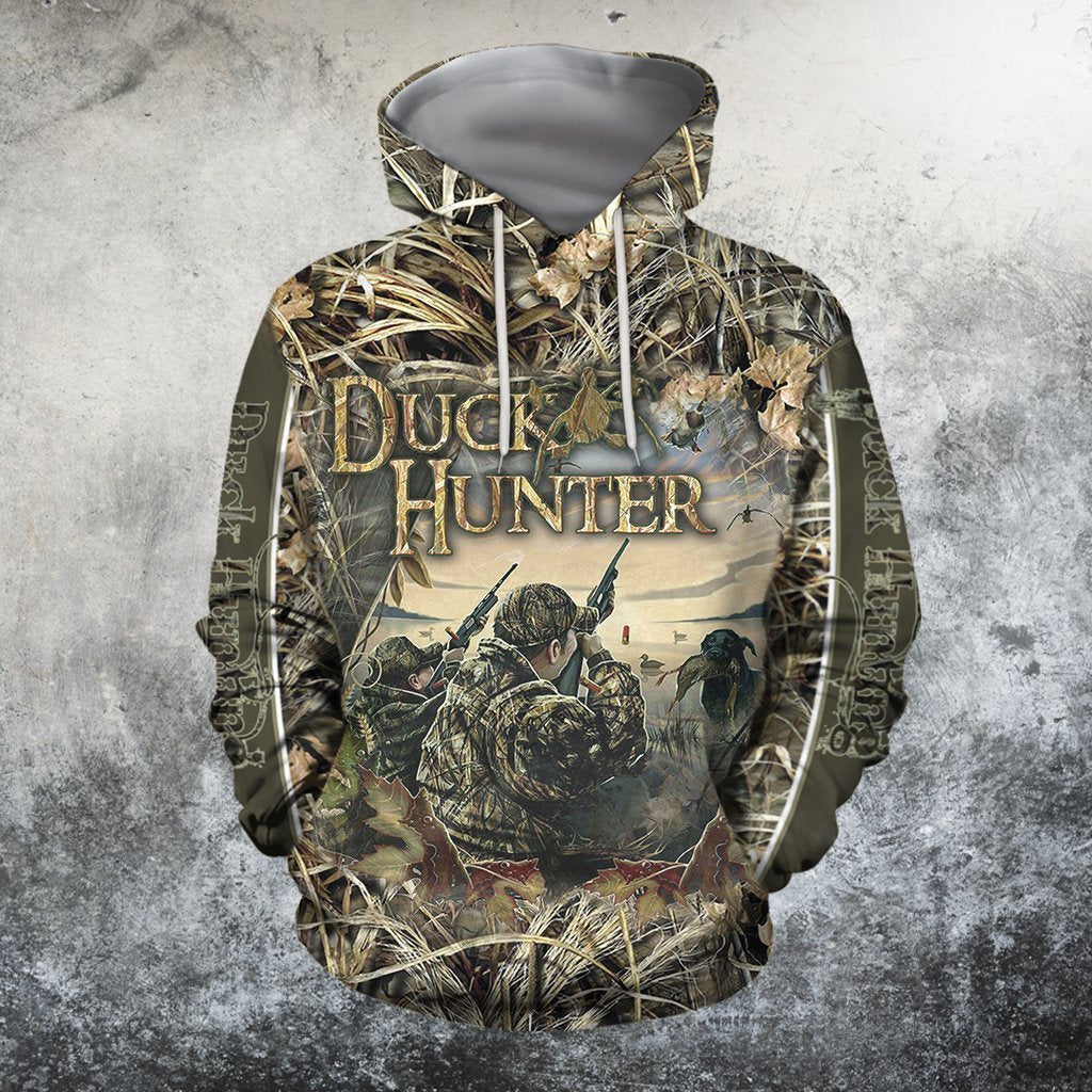 3D All Over Printed Duck Hunter Hoodie - Amaze Style™-Apparel