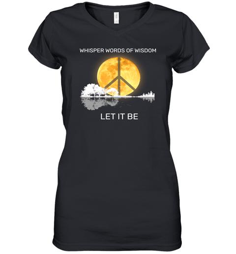 Whisper words of wisdom, Let it be - Premium Unisex Shirt