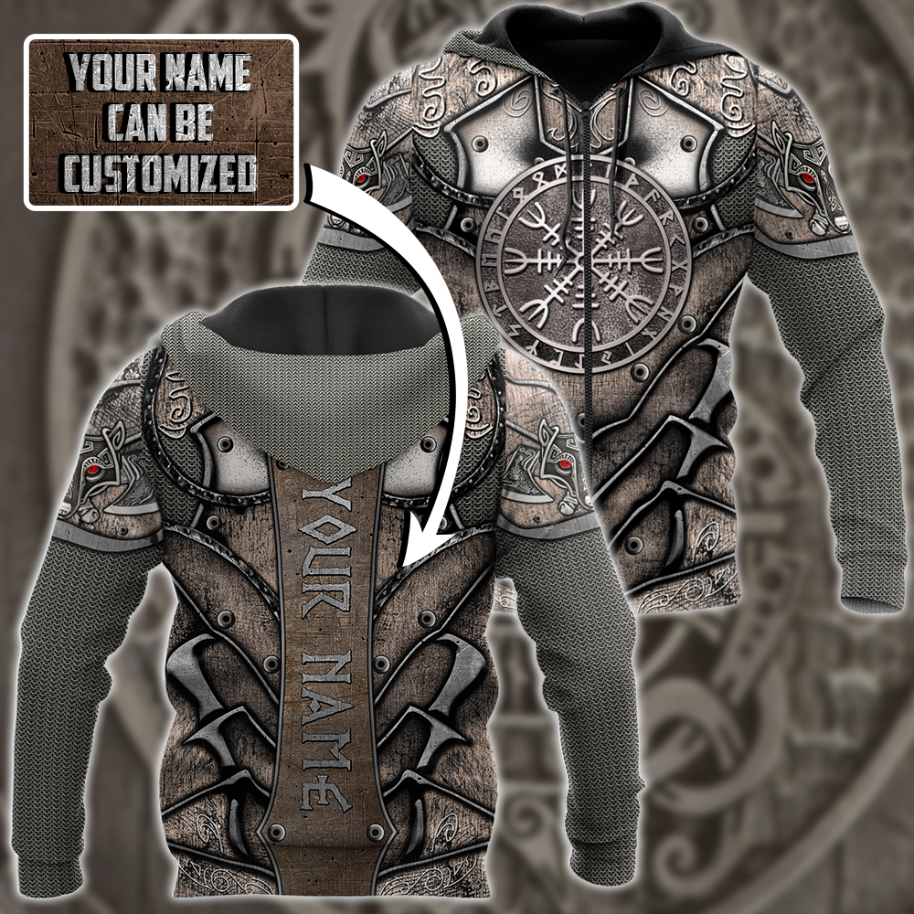 Vegvisir Viking Custom Name